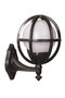 Opviq Lámpara de Pared Exterior BAP-68080-BSY-M7-OP Negro y Blanco